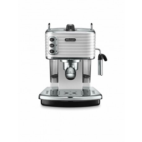 DELONGHI ECZ351W CAFETERA ESPRESSO 15 bares de presión. Tanque extraíble de 1.4L.