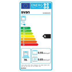 SVAN SVH850VAP1 HORNO A CRISTAL NEGRO 78 L 12 FUNCIONES