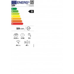 BEKO WTA10712XSWR LAVADORA 10KG 1400 RPM