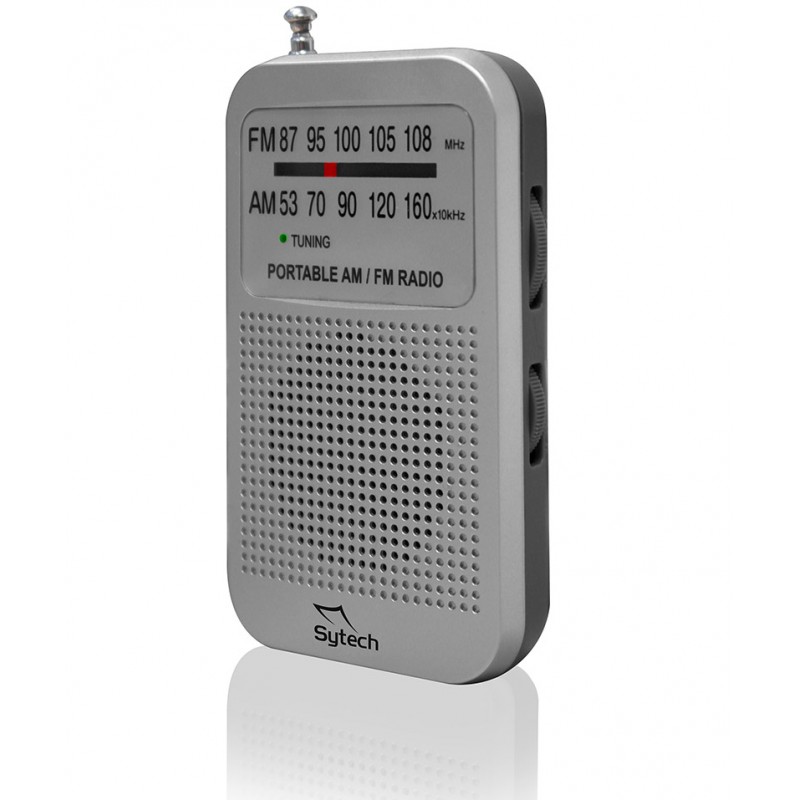 Sytech sy1661pl radio de bolsillo am-fm, barato de outlet